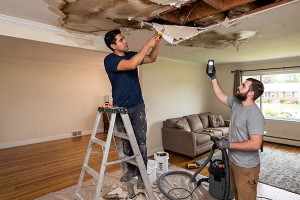 Ceiling Water Damage Restoration Lehi