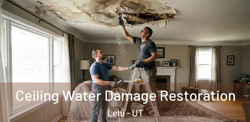Ceiling Water Damage Restoration Lehi - UT