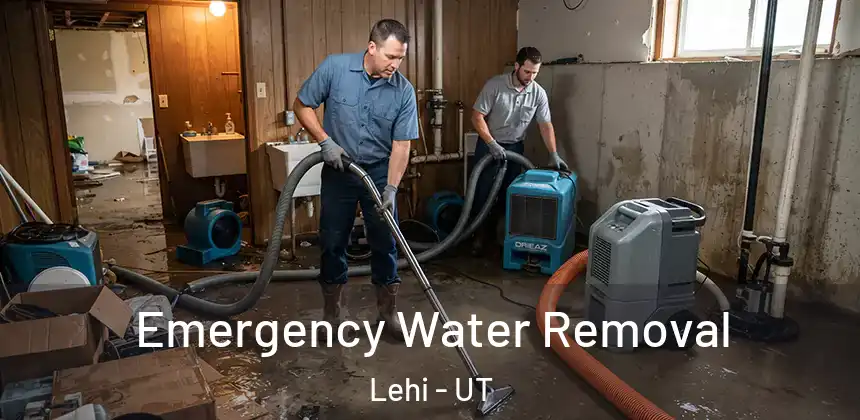 Emergency Water Removal Lehi - UT