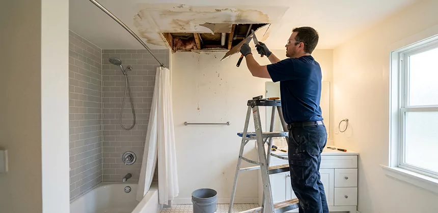 Bathroom Leak Ceiling Repair in Lehi